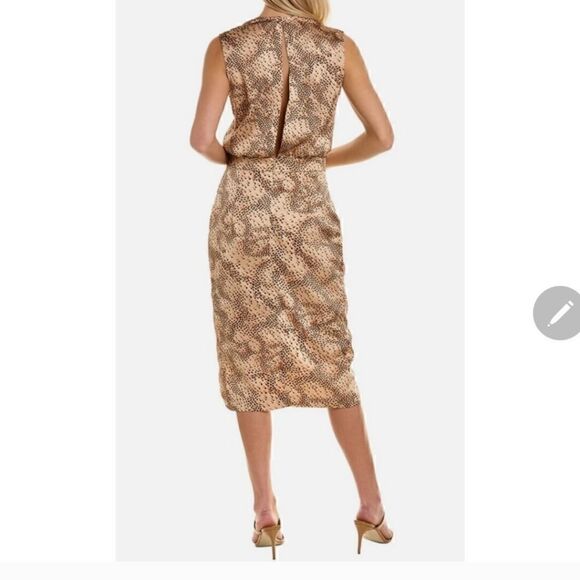 NWOT Black Halo Renata print sleeveless keyhole cutout sheath dress $ 390.00 - Picture 4 of 5